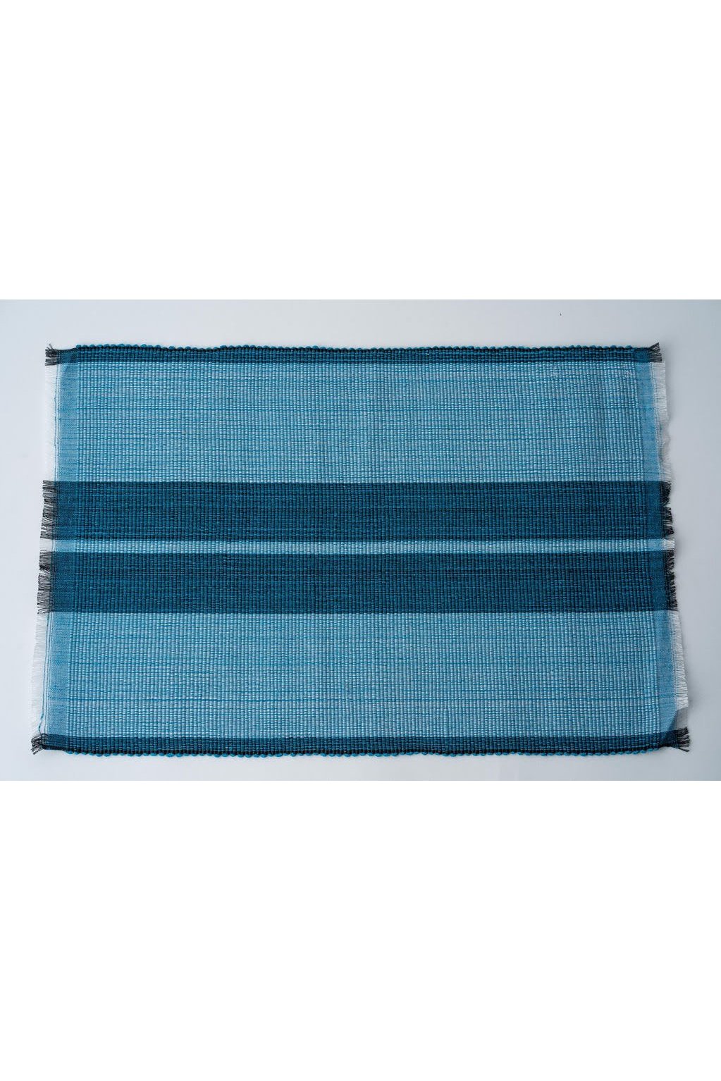 Woven Cotton Dining Placemat | Ocean Blue