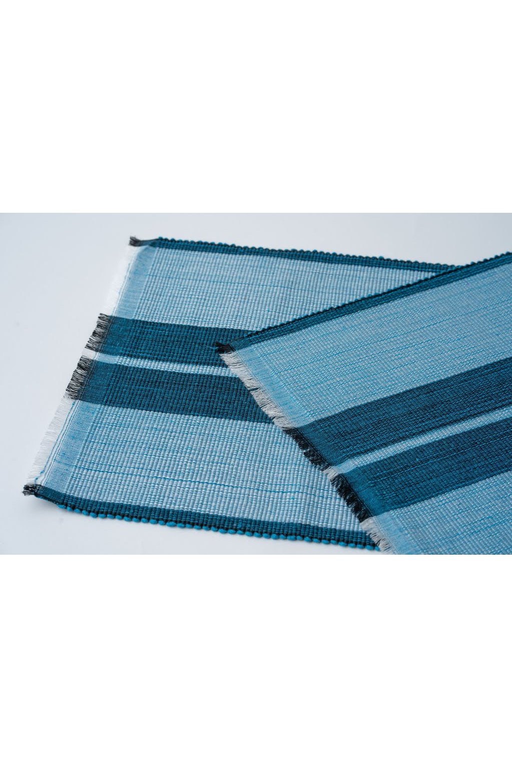 Woven Cotton Dining Placemat | Ocean Blue