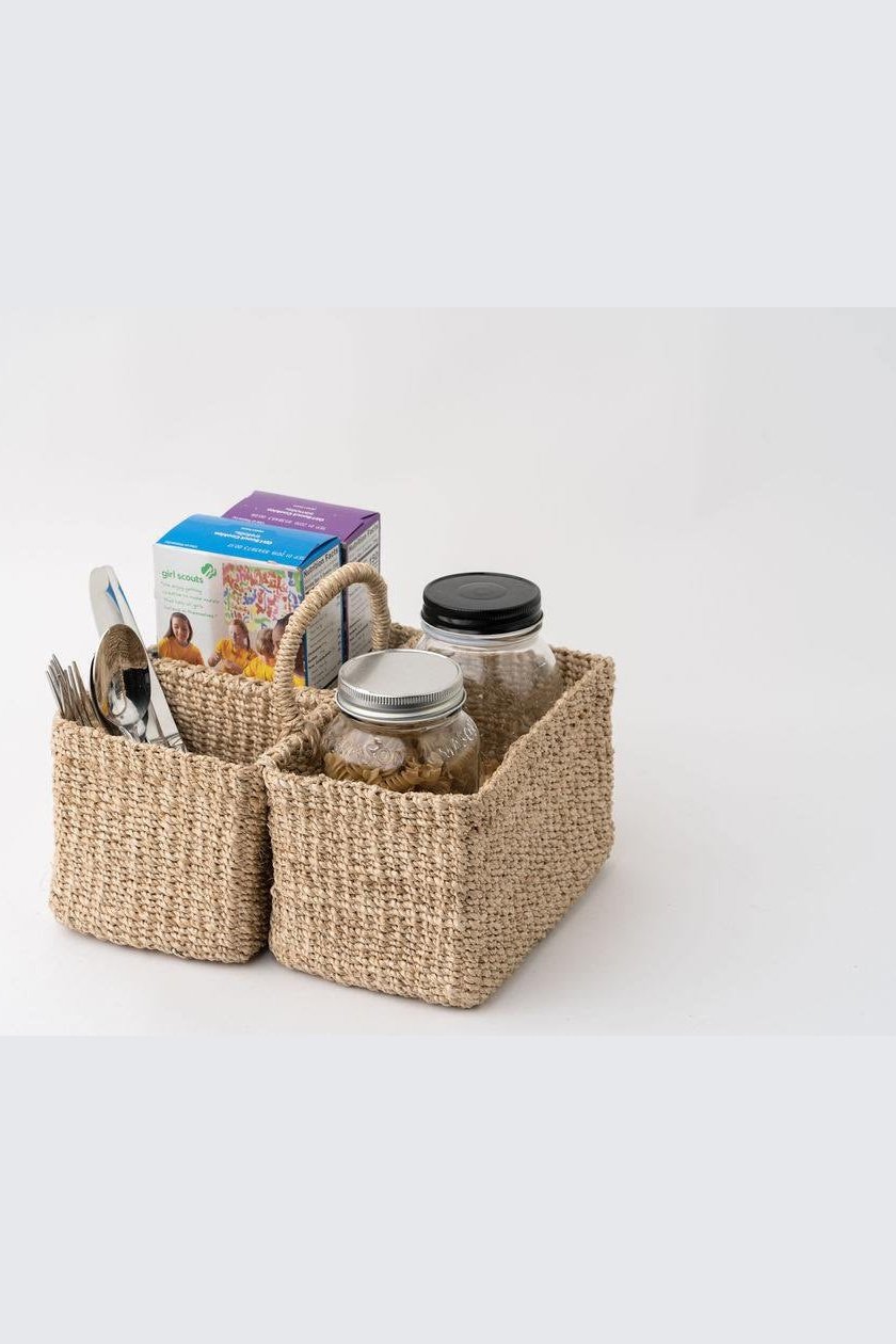 Abaca Handwoven Caddy Organizer