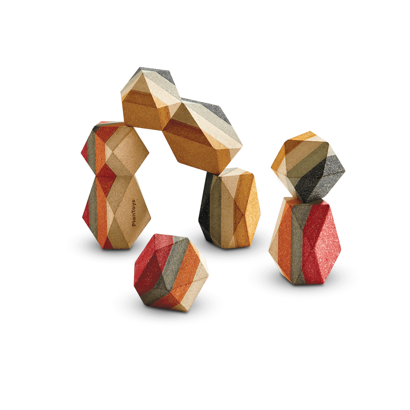 PlanToys - Geo Stacking Rock
