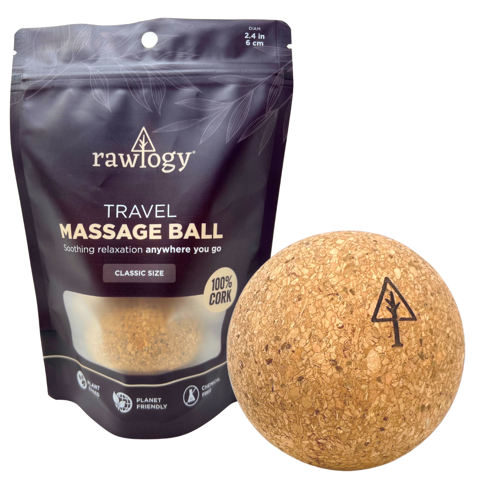Rawlogy® Cork Massage Ball | Classic (2.5")