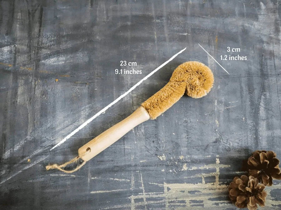 Coconut Bottle Brush | Zero Waste Cleaning Brush