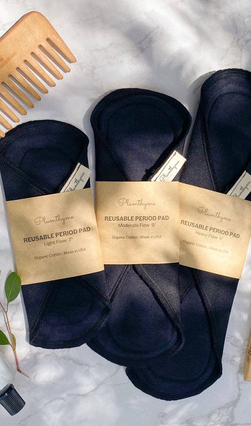 Moderate- Organic Reusable Menstrual Cloth Period Pad