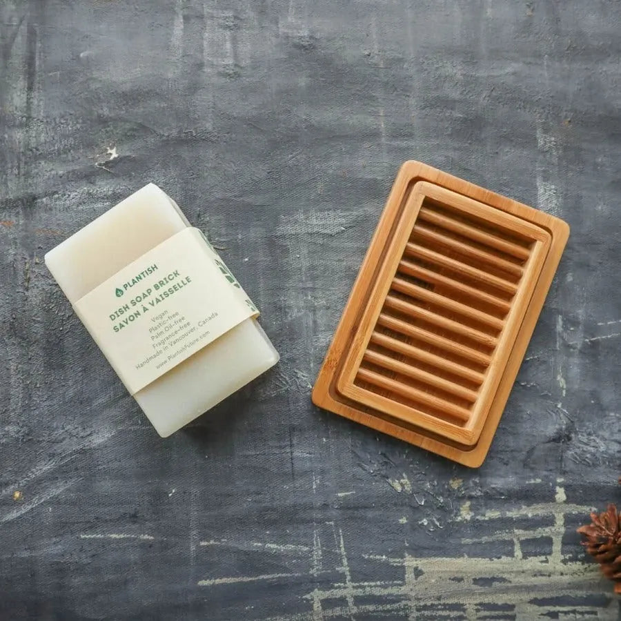 Dual-layer Bamboo Soap Dish