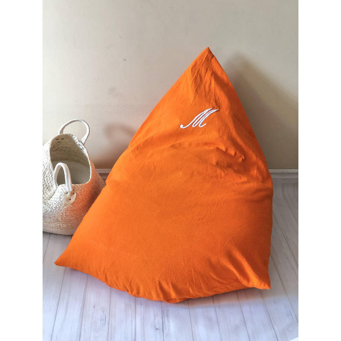 Personalized Beanbags, Lounge Chairs, Bean bag chair Footstool Adult