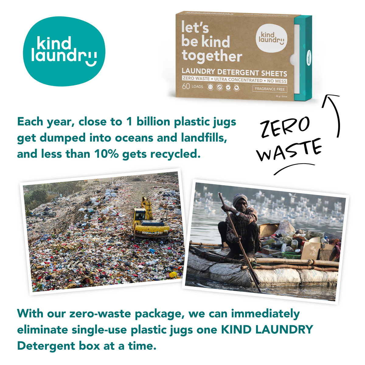 Eco-Friendly Laundry Detergent Sheets- Ocean Breeze (60 Loads)