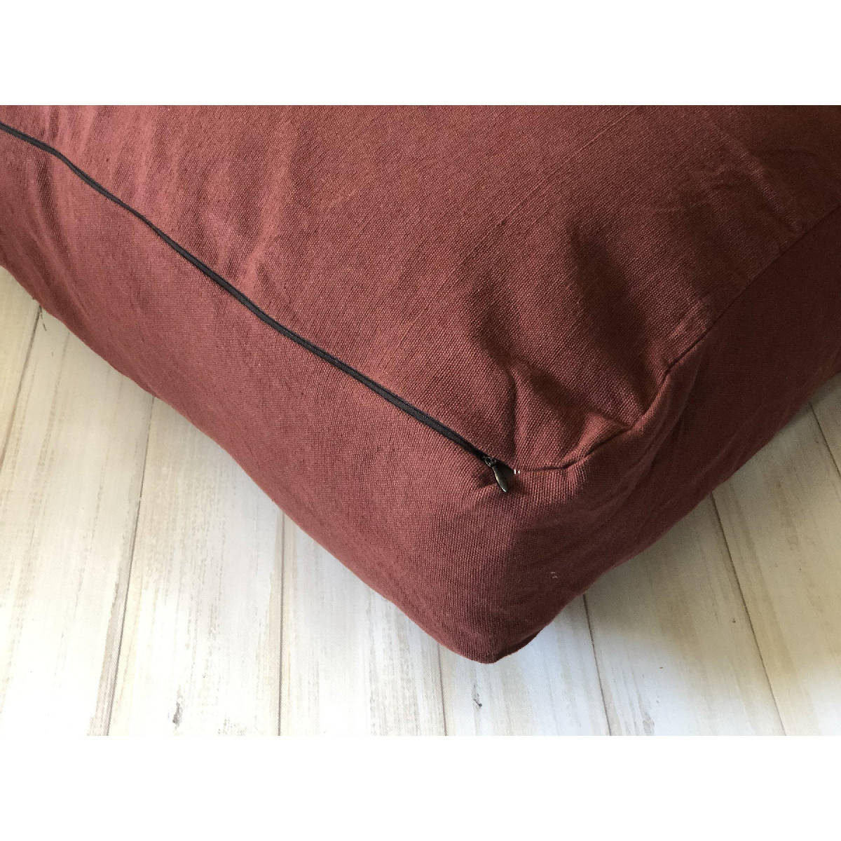 Boxed Edge Square Floor Pillow Cover