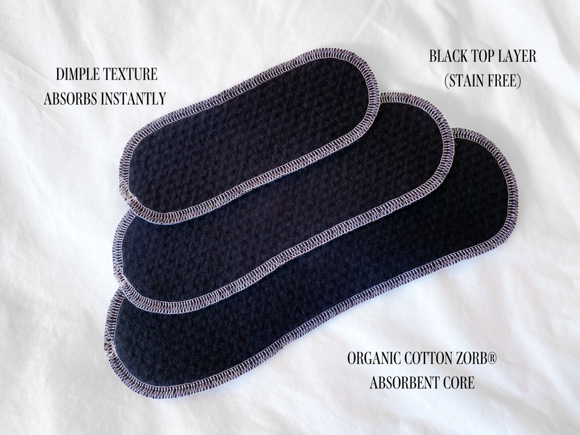 Light Flow- Organic Reusable Menstrual Cloth Period Pad
