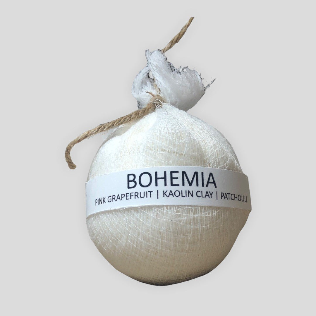 BOHEMIA Pink Grapefruit, Kaolin Clay, Patchouli Vegan Bath Bomb