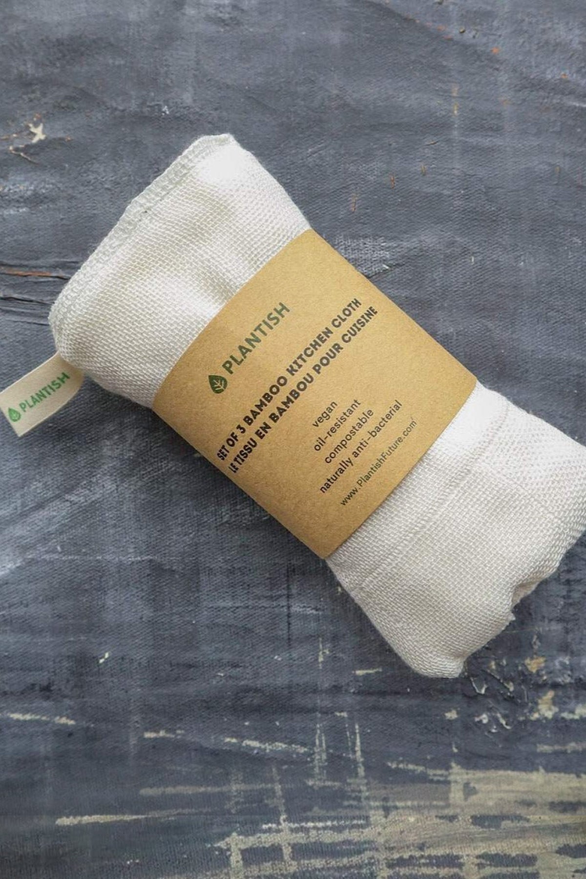 Compostable Kitchen Dish Cloths | Vegan Bamboo Kitchen Dish Cloths