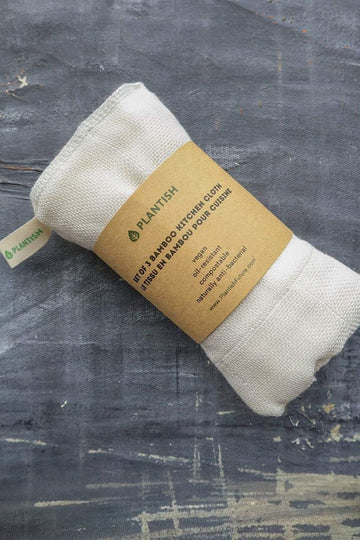 Compostable Kitchen Dish Cloths | Vegan Bamboo Kitchen Dish Cloths