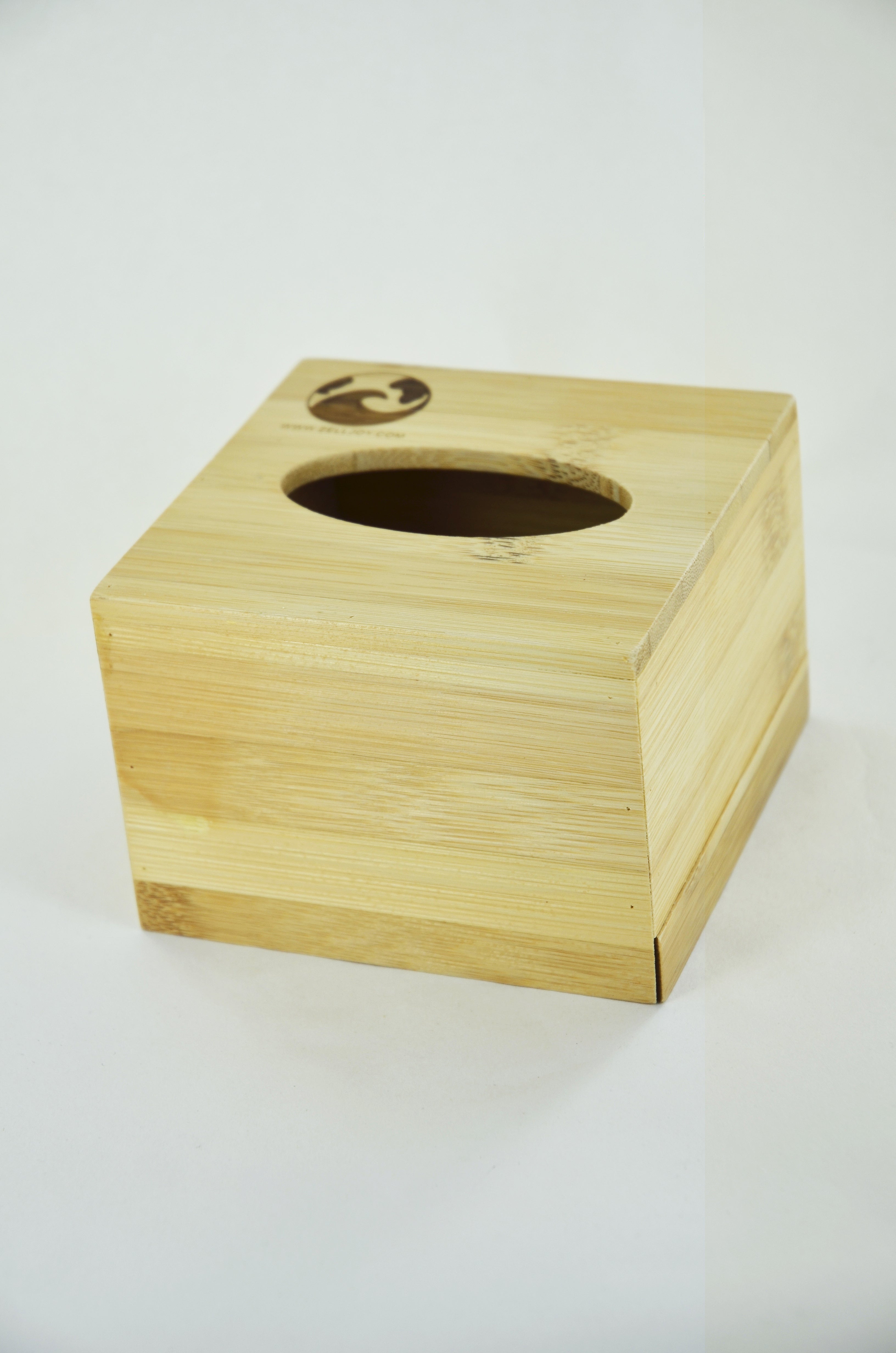 Bamboo Tissue Box Holder