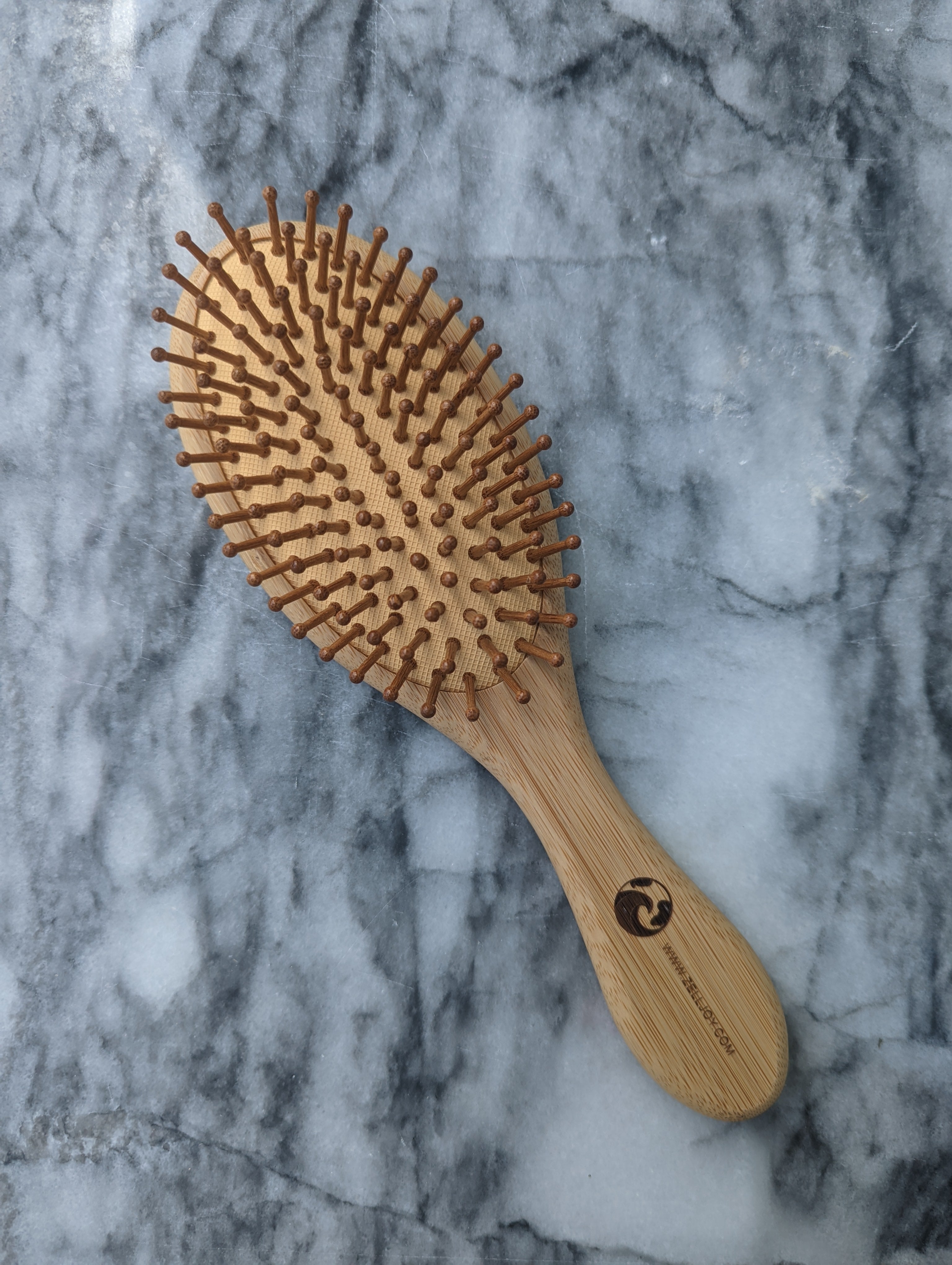 Bamboo Oval Paddle Hair Brush | Natural Hair Brush