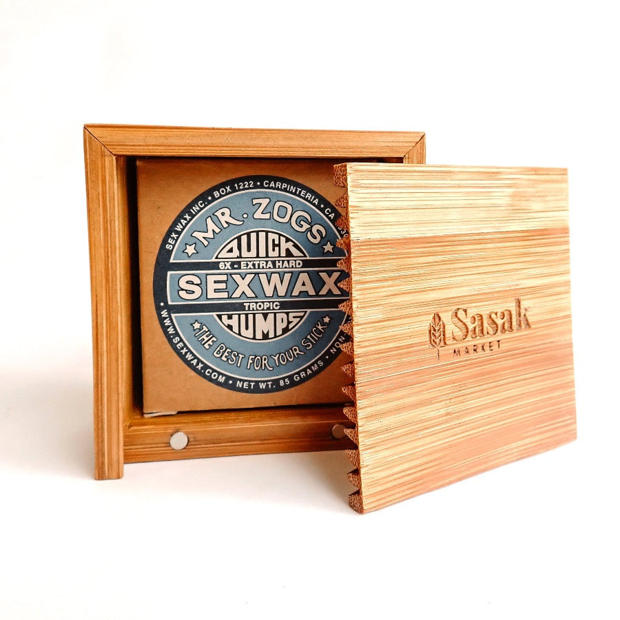 Bamboo Surf Wax Box | Eco-Friendly Surfing