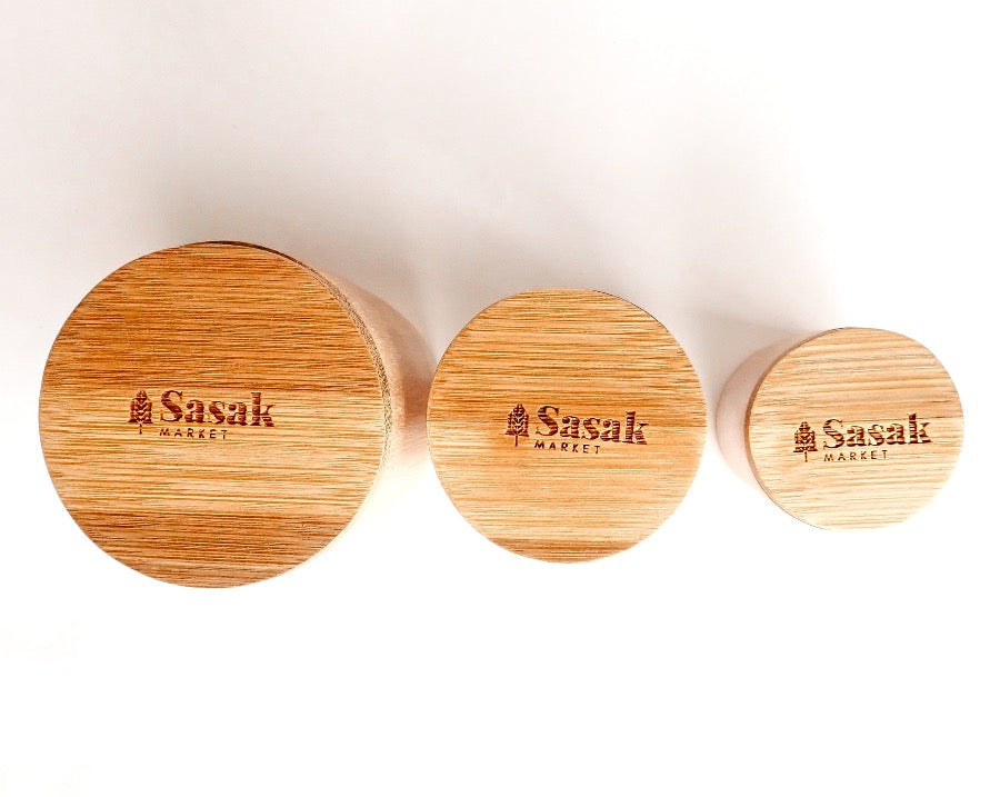Bamboo Jars - Set 3 | Sustainable Kitchenware