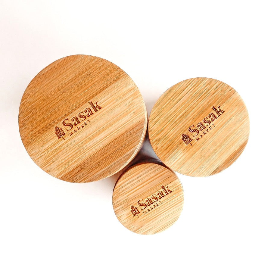 Bamboo Jars - Set 3 | Sustainable Kitchenware
