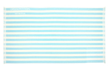 Blue Striped Beach Towel