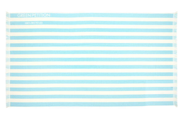 Blue Striped Beach Towel