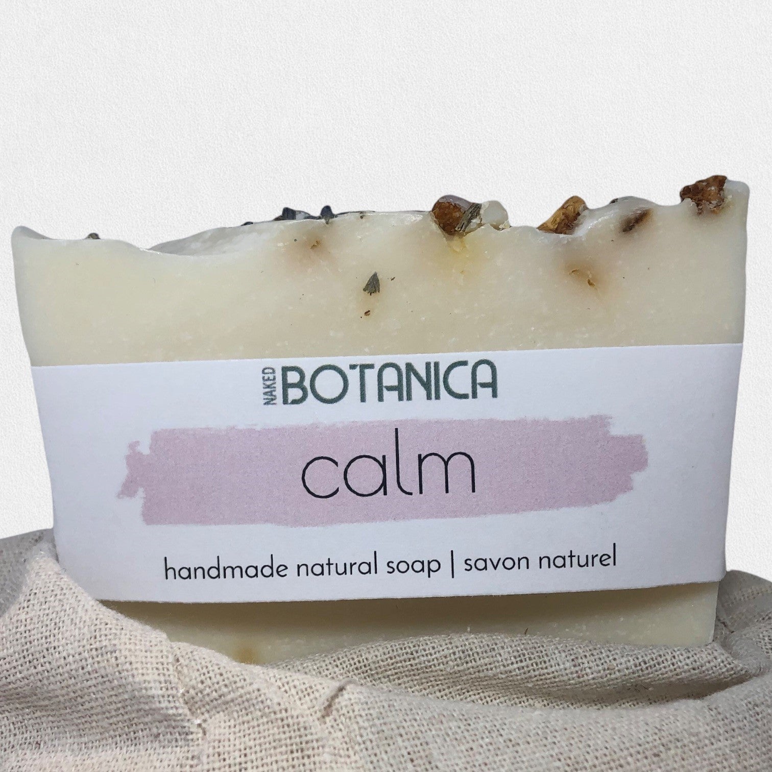 CALM Vegan Natural Soap: Orange, Lavender, Coconut by Nakedeodorant