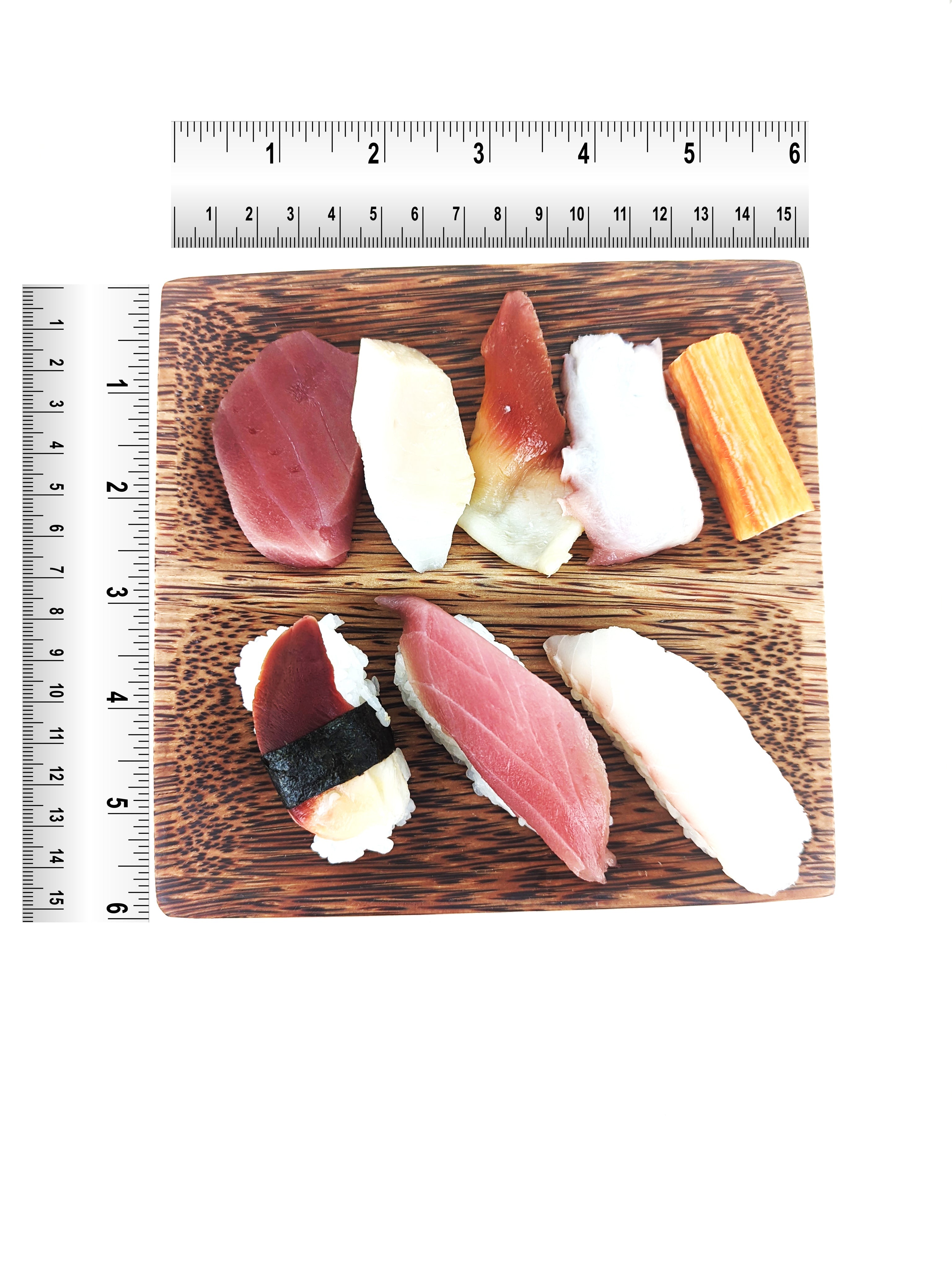 Coconut Wood Square Sushi Plate