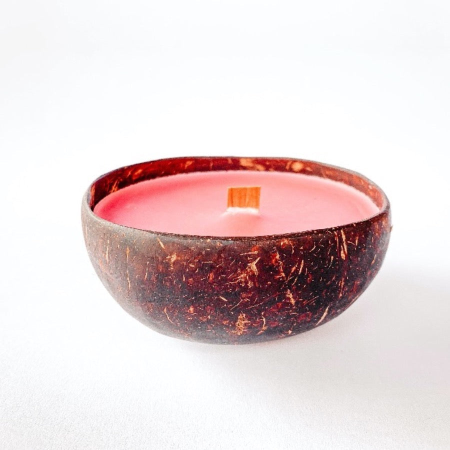 Coconut Candle - Cinnamon | Eco-friendly Soy Wax Candles