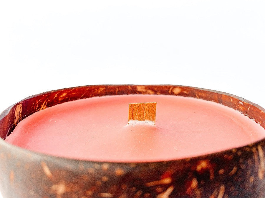 Coconut Candle - Cinnamon | Eco-friendly Soy Wax Candles