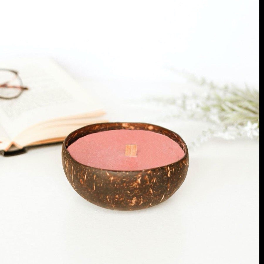 Coconut Candle - Cinnamon | Eco-friendly Soy Wax Candles