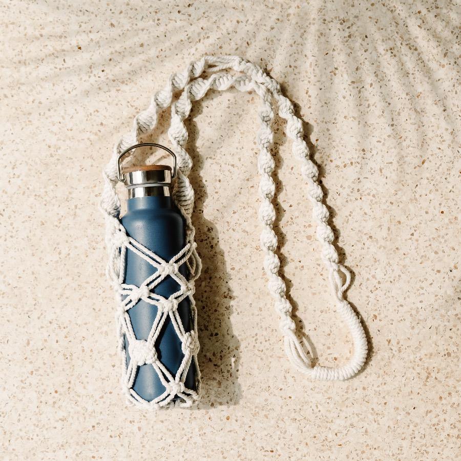 Macrame Bottle Holder | Biodegradable Living