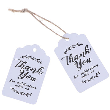 Thank You Kraft Gift Tags (100 pcs)