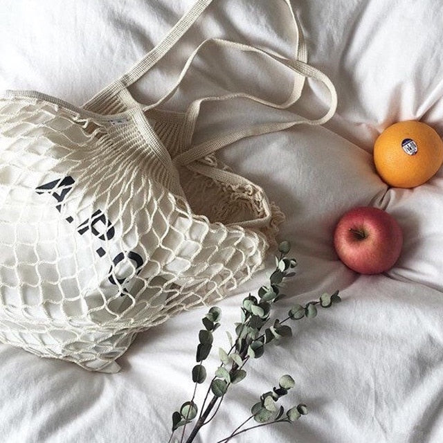 Portable Shopping Mesh Bags | Plastic Free Bags