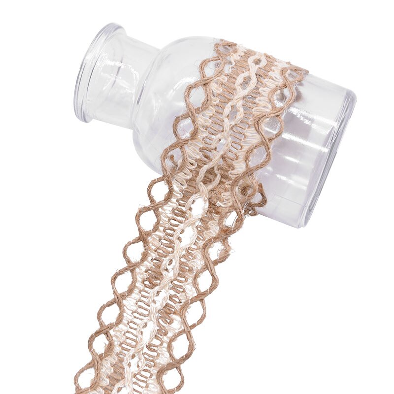 Natural Jute Burlap Ribbon DIY Gift Warping | Plastic Free Packaging