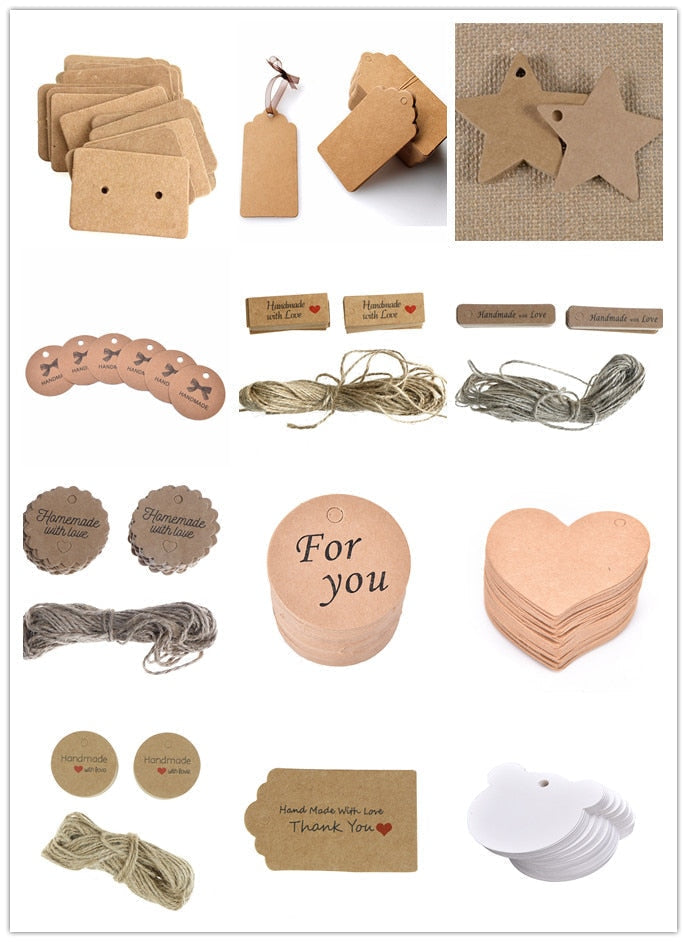 Kraft Paper Tags Eco Friendly Packaging