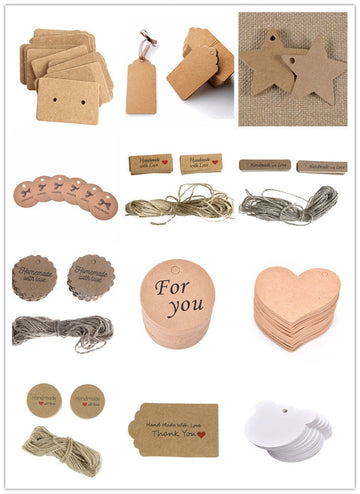 Kraft Paper Tags Eco Friendly Packaging