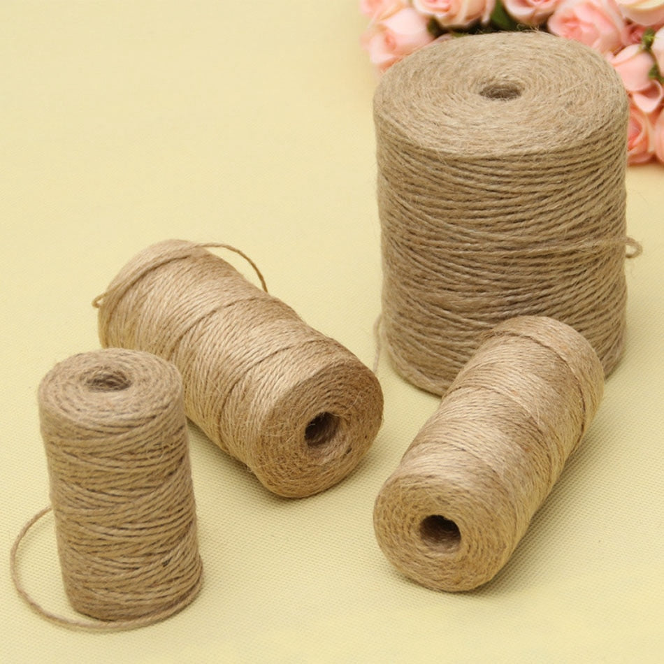 Natural Vintage Jute Rope Cord String Twine | Plastic Free Packaging