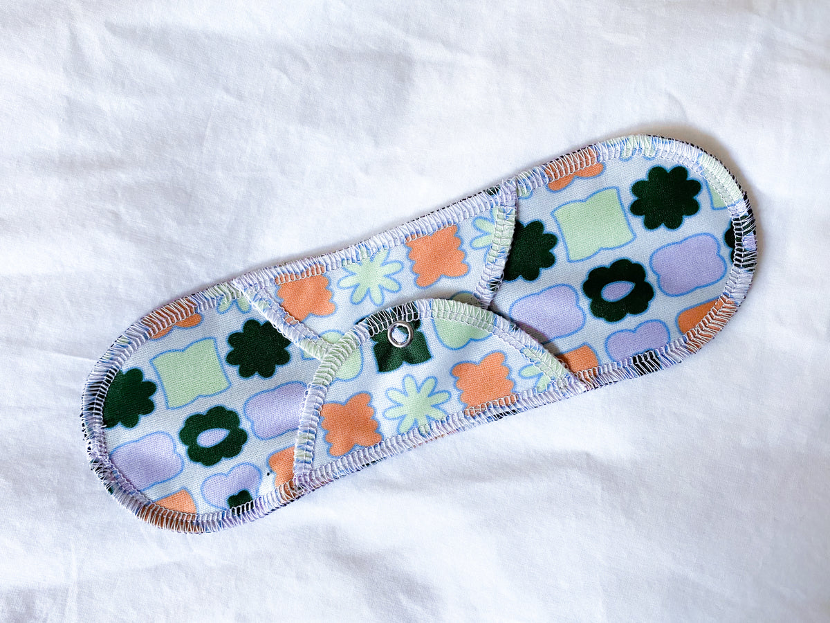 Light Flow- Organic Reusable Menstrual Cloth Period Pad