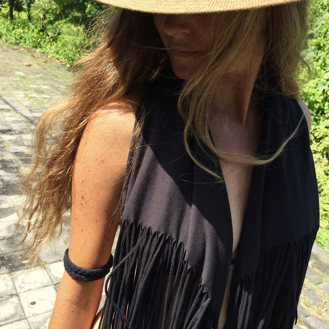 Festival Boho Gypsy Style Fringe Wrap / Shawl / Scarf