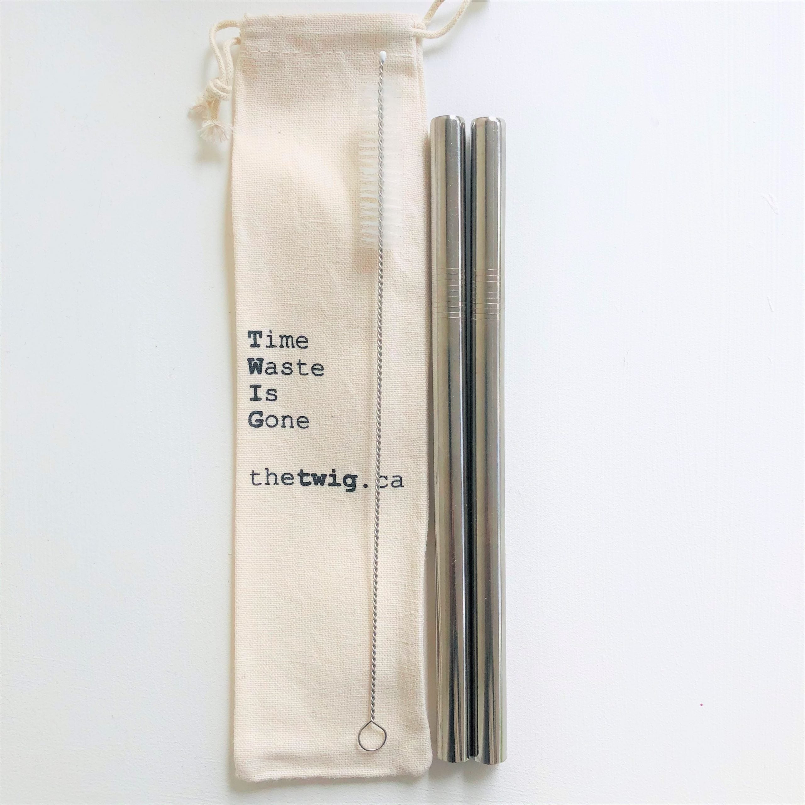Stainless Steel Bubble Tea Straws – 2 Pack