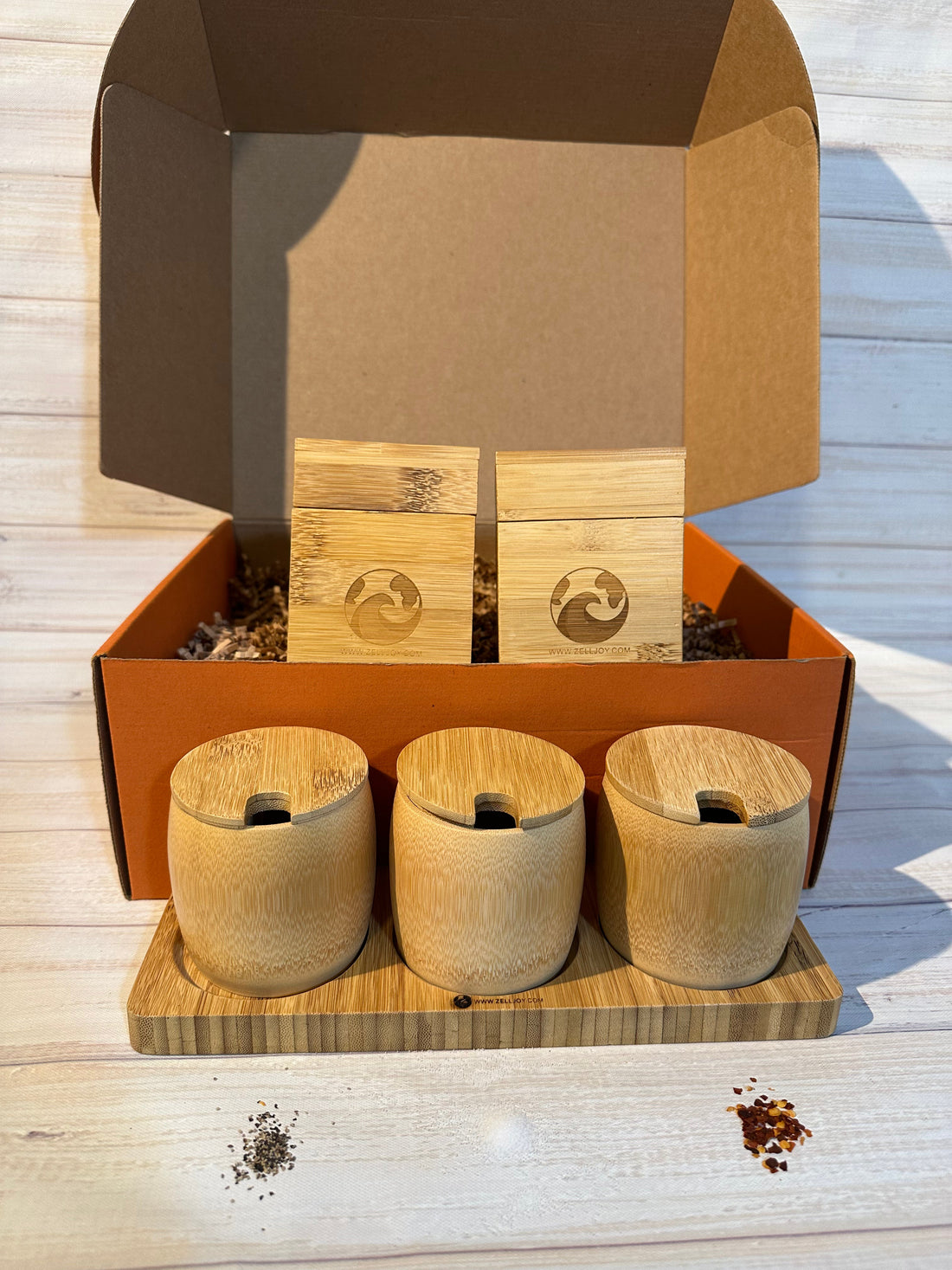 Bamboo Spice Holder| Eco Friendly Kitchen