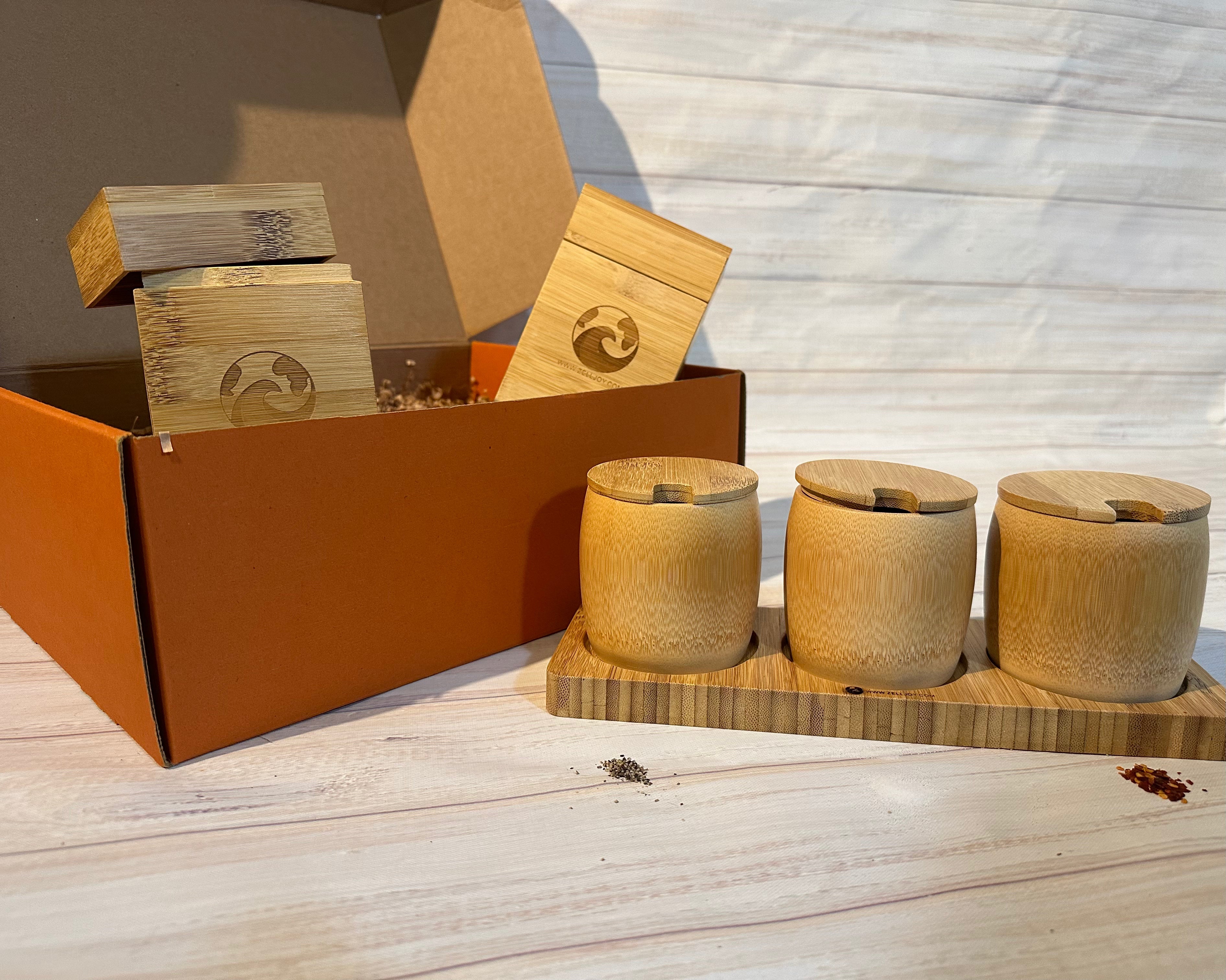 Bamboo Spice Holder| Eco Friendly Kitchen