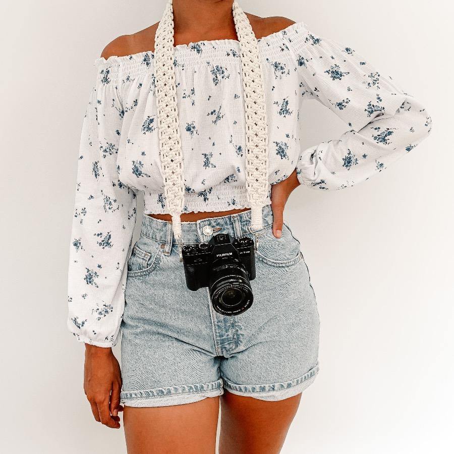 Macrame Camera Strap