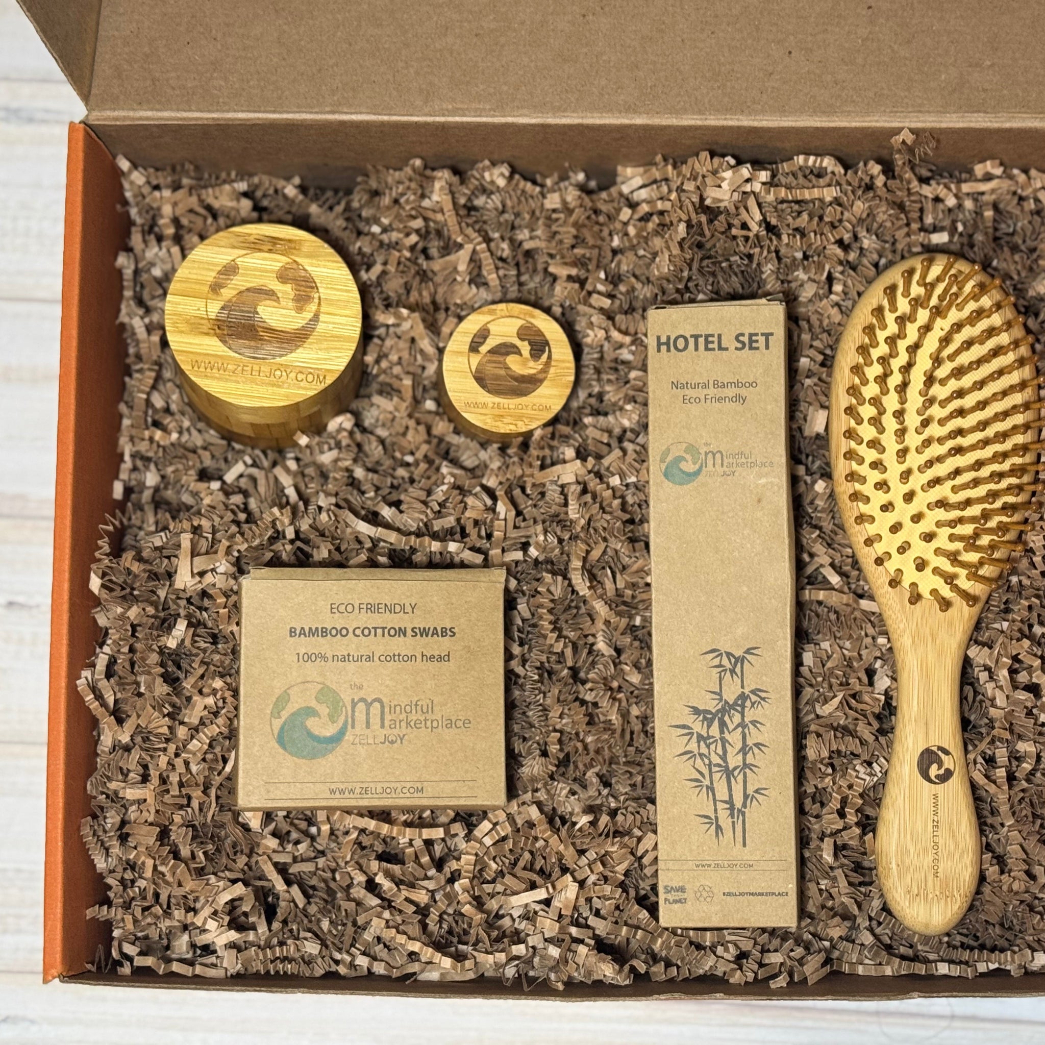 Bamboo Hair Brush | Bamboo Toothbrush Kit