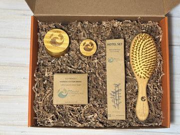 Bamboo Hair Brush | Bamboo Toothbrush Kit
