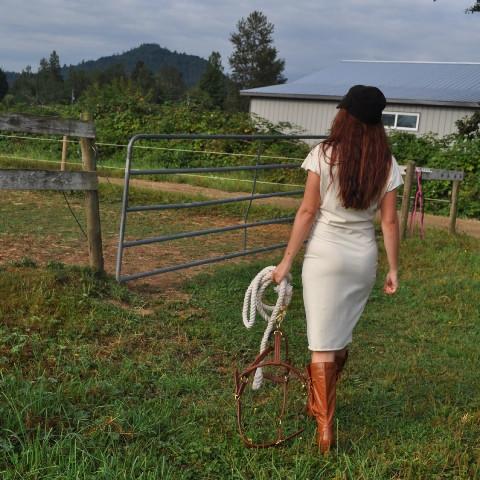 White T-shirt Dress | Stable Dress