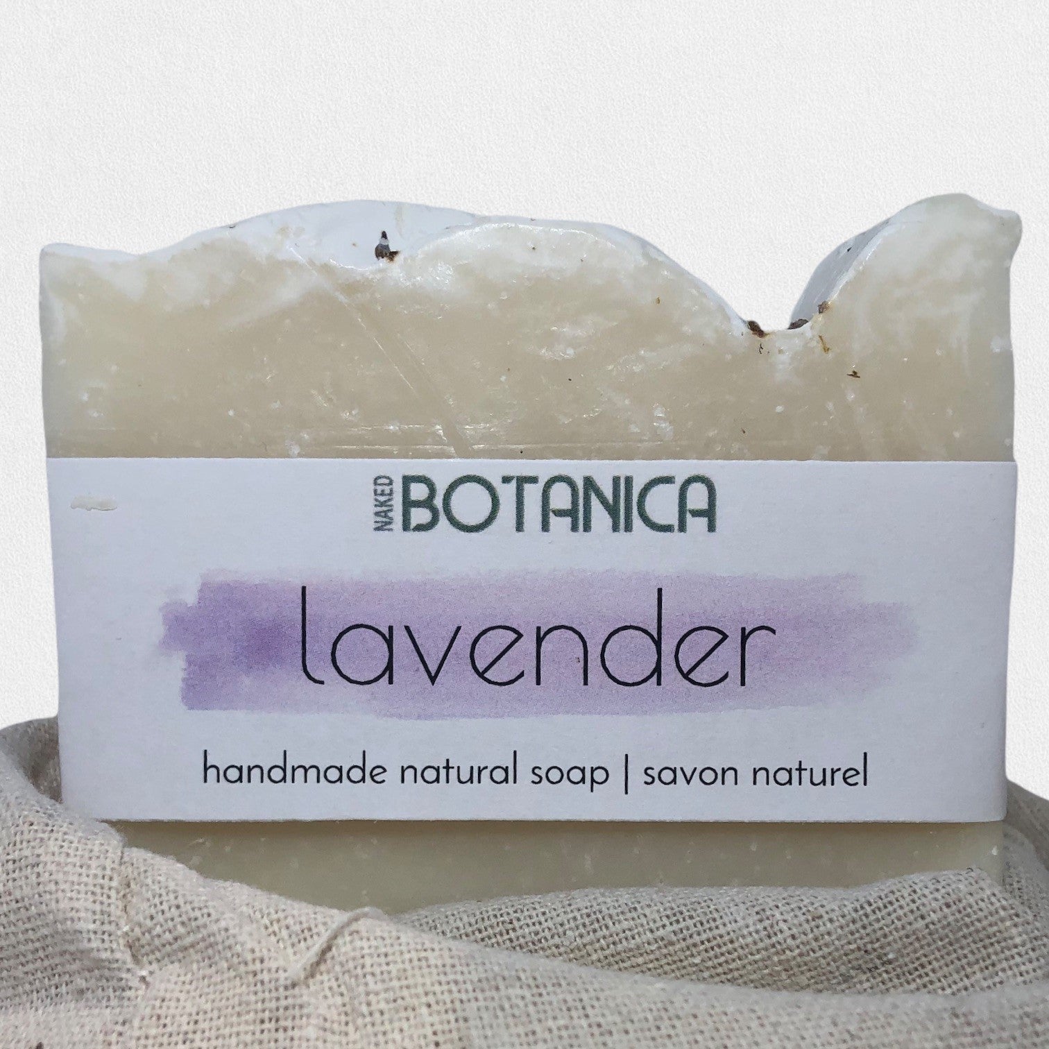LAVENDER Vegan Natural Soap by Nakedeodorant