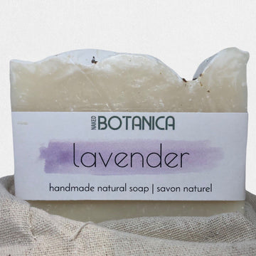 LAVENDER Vegan Natural Soap by Nakedeodorant