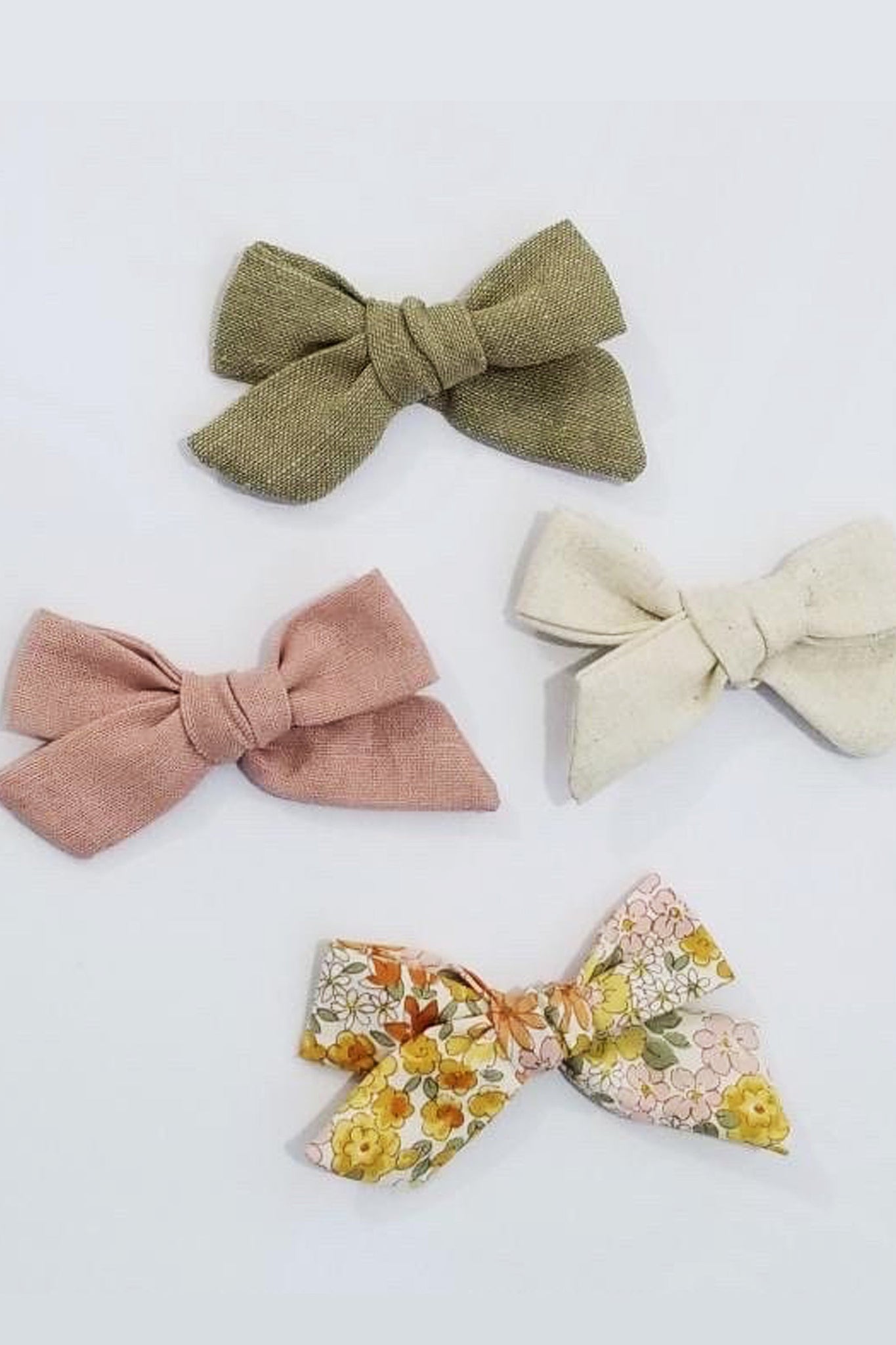 Little Girl's Bow Hair Clips by Oakley Rae Handmade