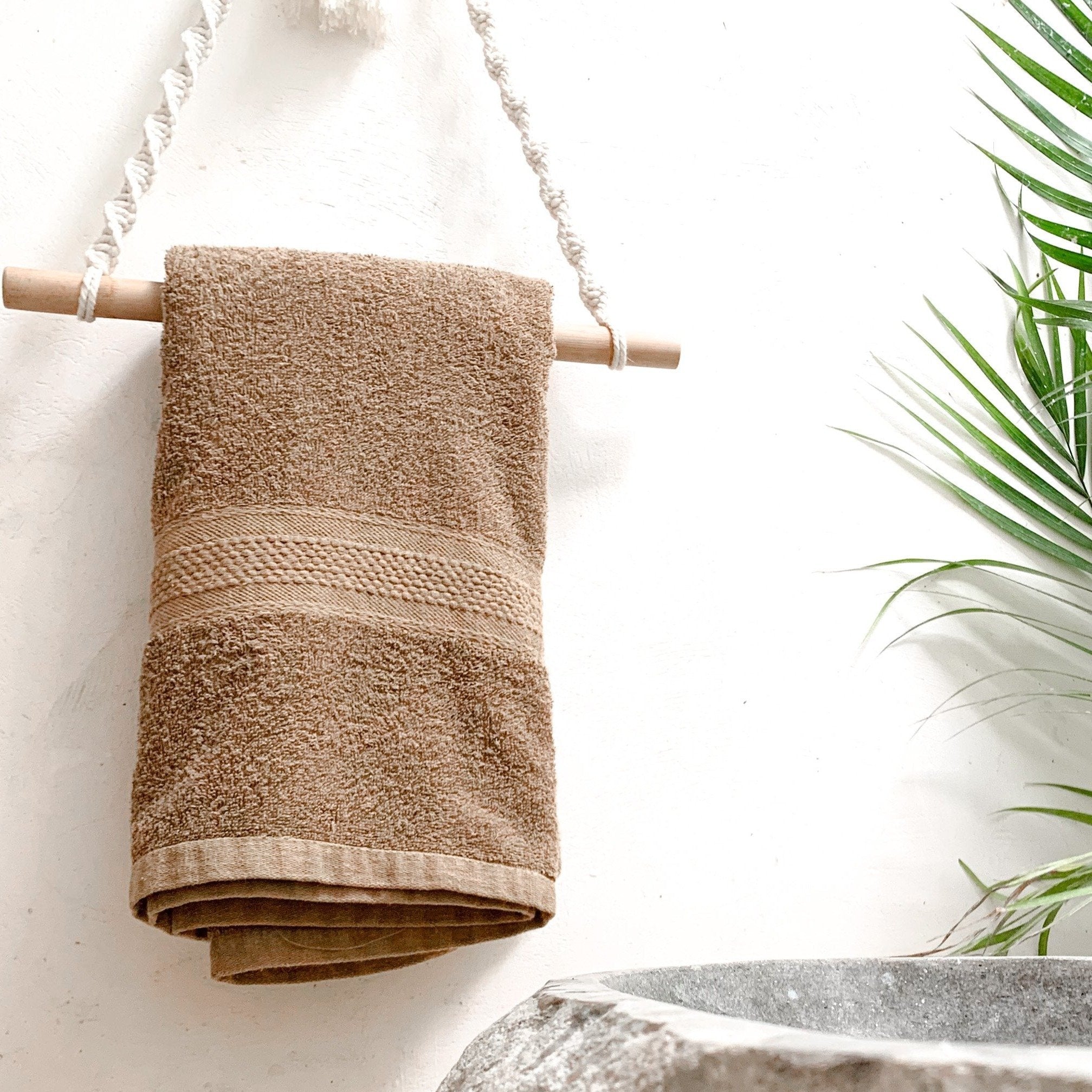 Macrame Paper Towel Hanger