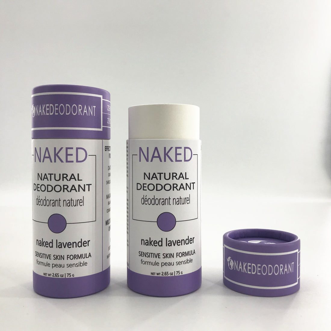 NAKED LAVENDER Vegan Natural Deodorant by Nakedeodorant. Handmade in Canada