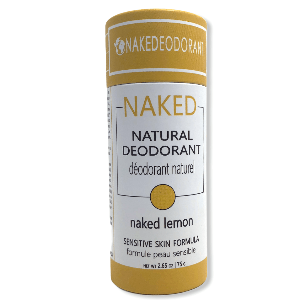 NAKED LEMON Vegan Natural Deodorant by Nakedeodorant. Handmade in Canada