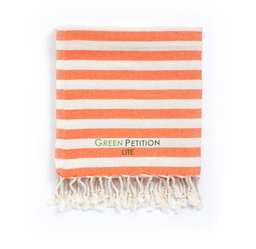 Orange Bath Towel, Tangerine Peshtemal